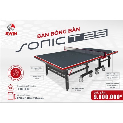 Bàn bóng bàn Sonic T25